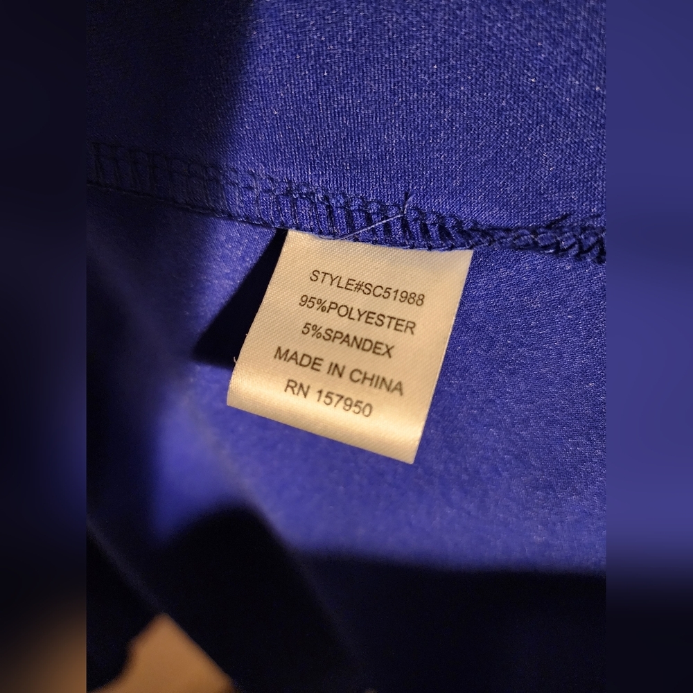 Trende Blue Flowy Lightweight Coat Size L - Picture 6 of 6